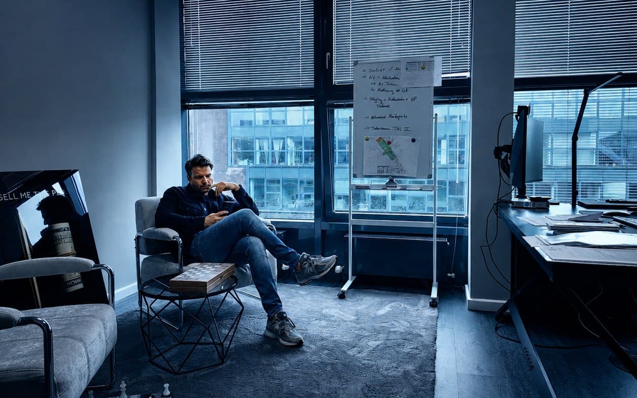 Eytan Halfin im Büro